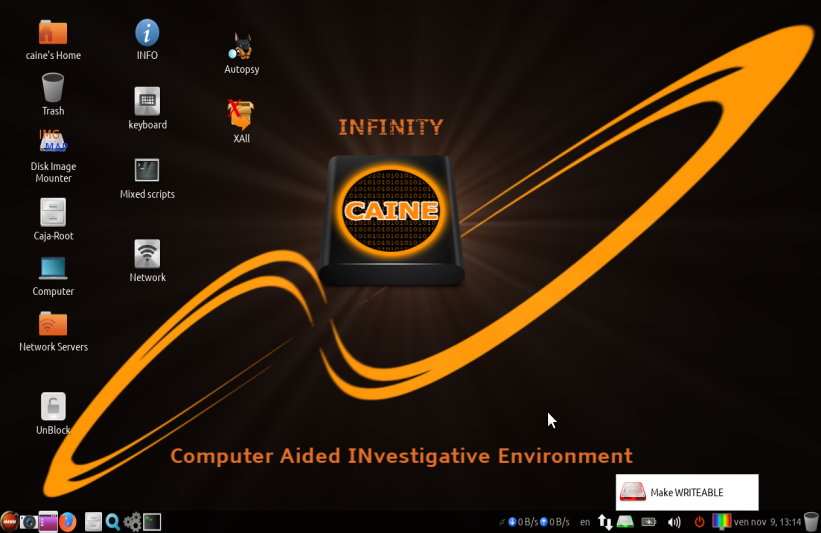 Caine Live Usbdvd Computer Forensics Digital Forensics - 